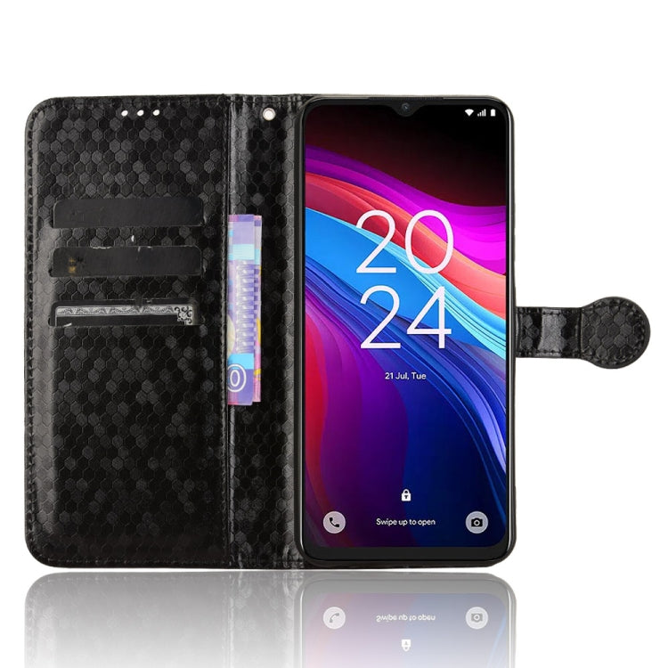 For TCL 503 Honeycomb Dot Texture Leather Phone Case