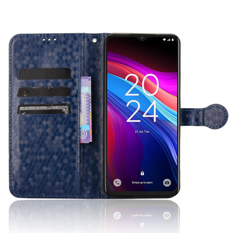 For TCL 503 Honeycomb Dot Texture Leather Phone Case