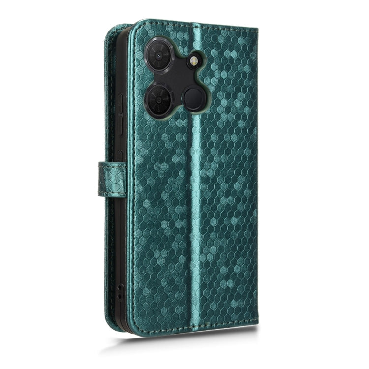 For TCL 503 Honeycomb Dot Texture Leather Phone Case