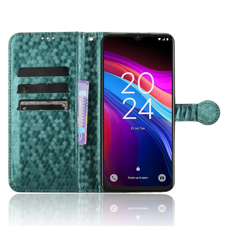 For TCL 503 Honeycomb Dot Texture Leather Phone Case