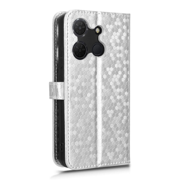 For TCL 503 Honeycomb Dot Texture Leather Phone Case