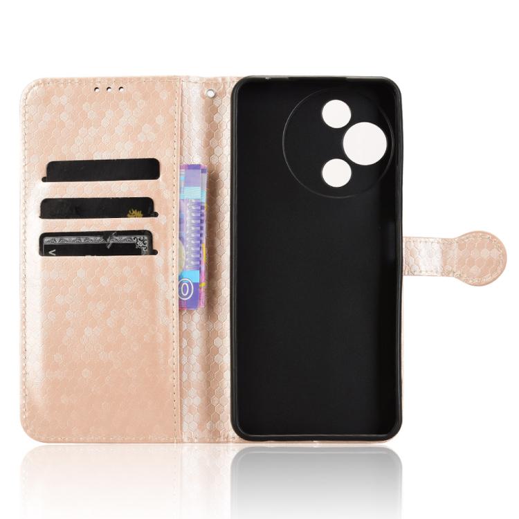 For TCL 60R 5G / 60 5G Honeycomb Dot Texture Leather Phone Case
