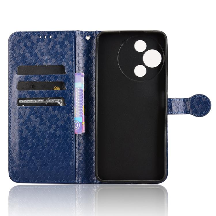 For TCL 60R 5G / 60 5G Honeycomb Dot Texture Leather Phone Case