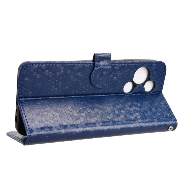 For TCL 60R 5G / 60 5G Honeycomb Dot Texture Leather Phone Case