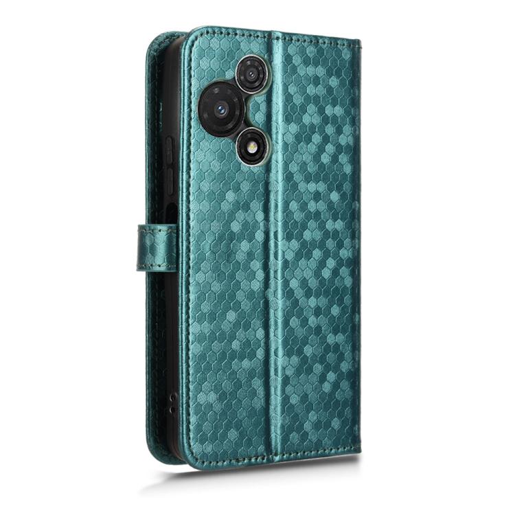 For TCL 60R 5G / 60 5G Honeycomb Dot Texture Leather Phone Case
