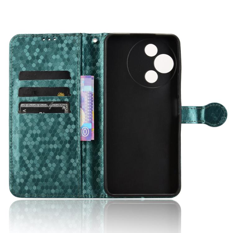 For TCL 60R 5G / 60 5G Honeycomb Dot Texture Leather Phone Case