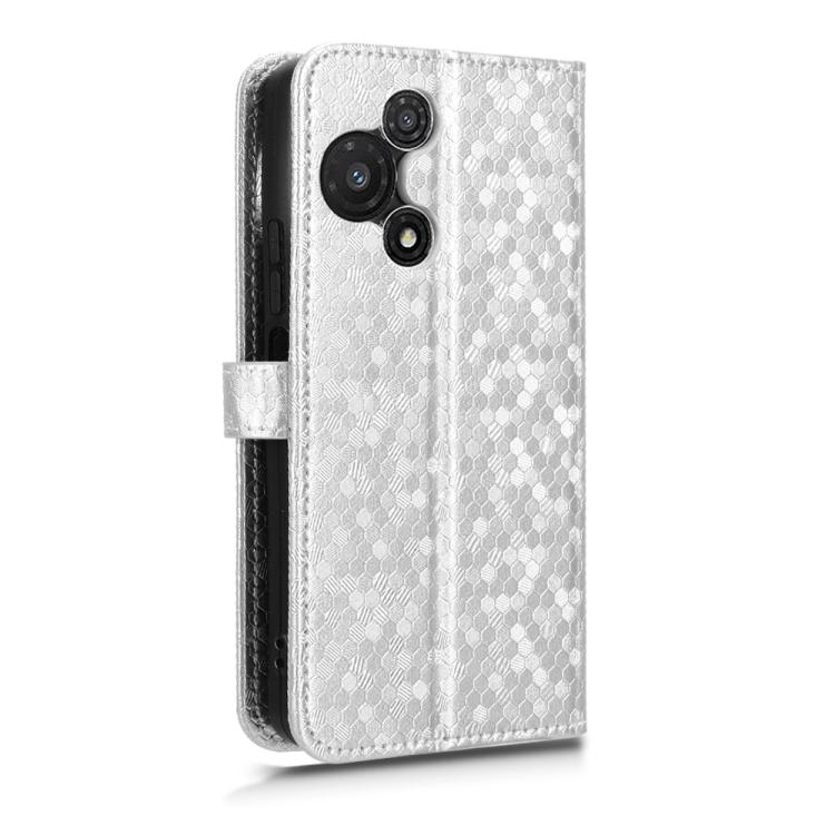 For TCL 60R 5G / 60 5G Honeycomb Dot Texture Leather Phone Case