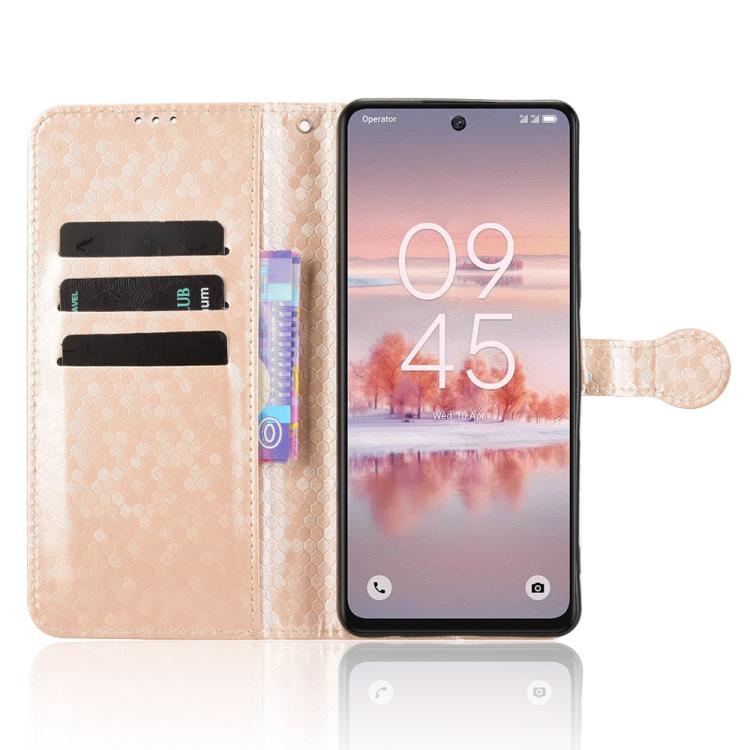 For TCL 60 NxtPaper Honeycomb Dot Texture Leather Phone Case