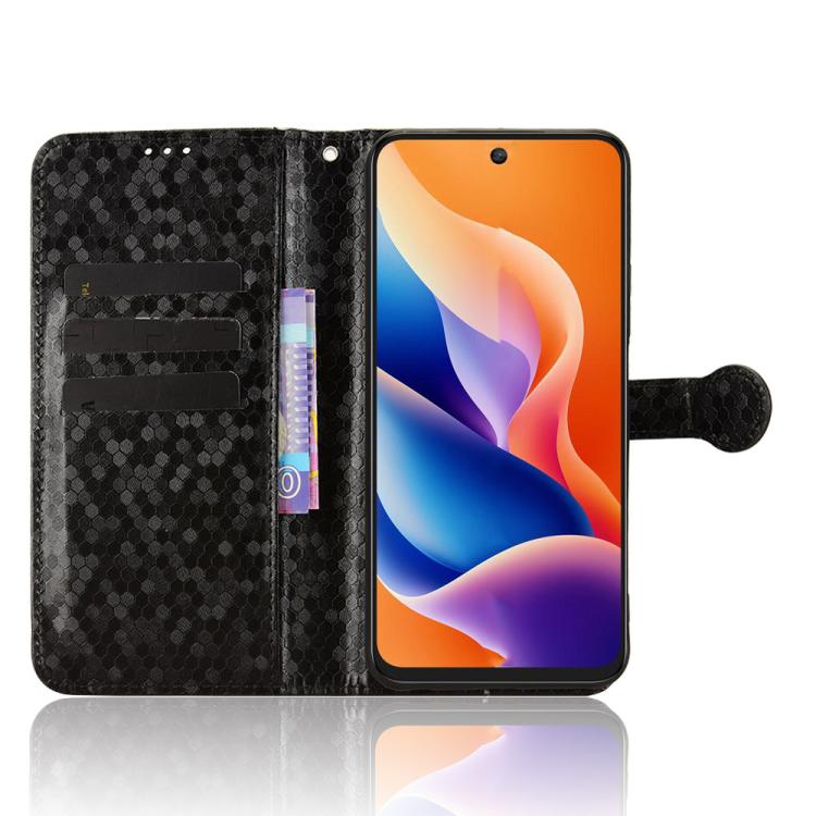 For TCL 605 Honeycomb Dot Texture Leather Phone Case