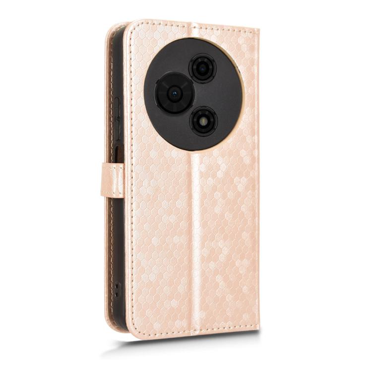 For TCL 605 Honeycomb Dot Texture Leather Phone Case