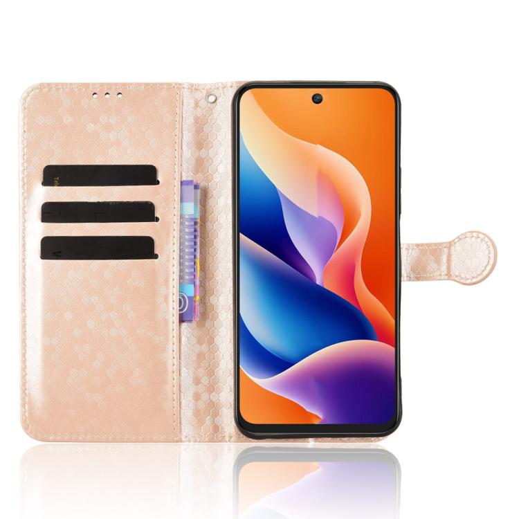 For TCL 605 Honeycomb Dot Texture Leather Phone Case