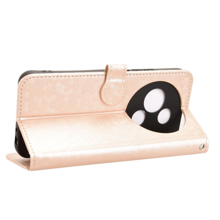 For TCL 605 Honeycomb Dot Texture Leather Phone Case