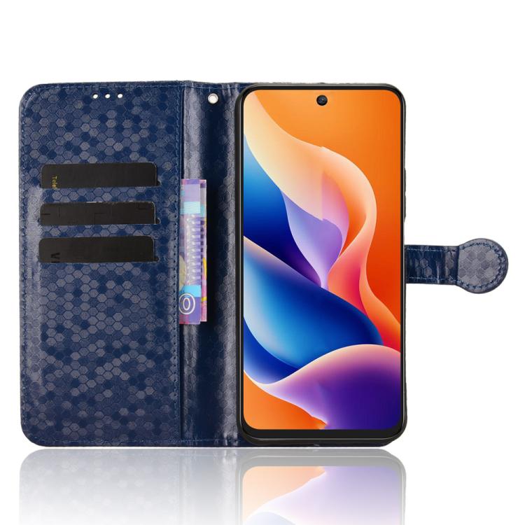 For TCL 605 Honeycomb Dot Texture Leather Phone Case