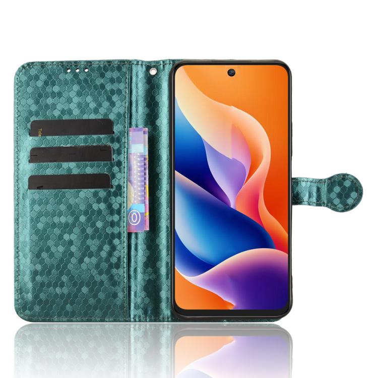 For TCL 605 Honeycomb Dot Texture Leather Phone Case