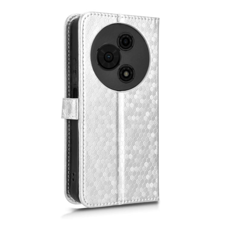 For TCL 605 Honeycomb Dot Texture Leather Phone Case