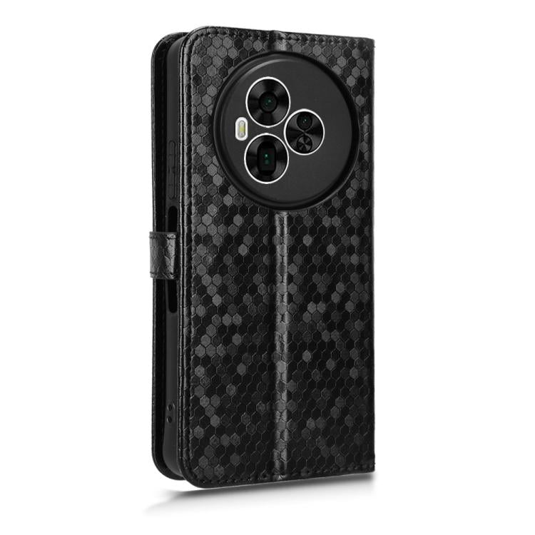 For TCL NxtPaper 60 Ultra 5G Honeycomb Dot Texture Leather Phone Case