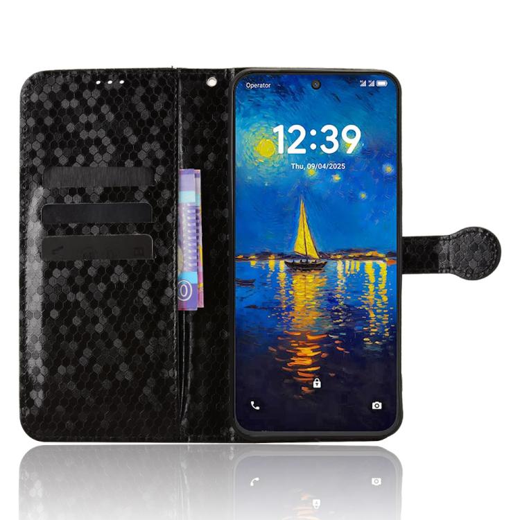 For TCL NxtPaper 60 Ultra 5G Honeycomb Dot Texture Leather Phone Case
