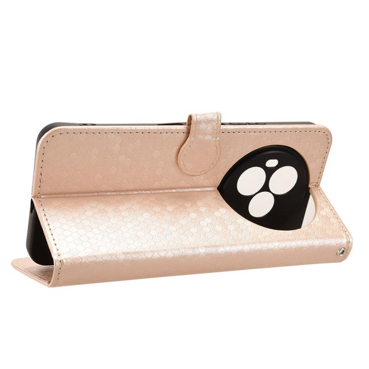 For TCL NxtPaper 60 Ultra 5G Honeycomb Dot Texture Leather Phone Case