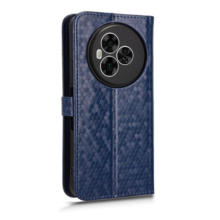 For TCL NxtPaper 60 Ultra 5G Honeycomb Dot Texture Leather Phone Case