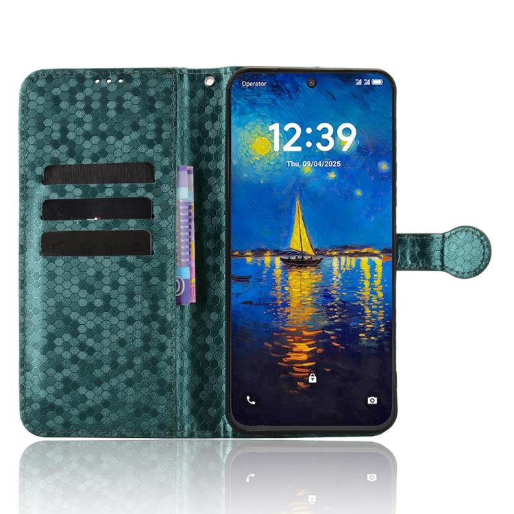 For TCL NxtPaper 60 Ultra 5G Honeycomb Dot Texture Leather Phone Case