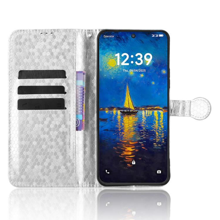 For TCL NxtPaper 60 Ultra 5G Honeycomb Dot Texture Leather Phone Case