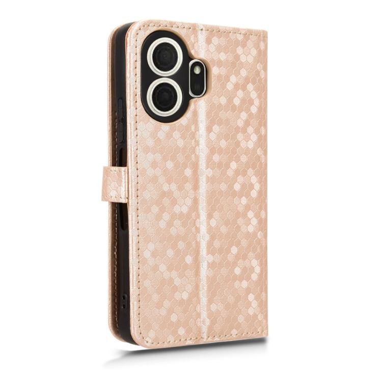 For TCL Nxtpaper 70 Pro 5G Honeycomb Dot Texture Leather Phone Case