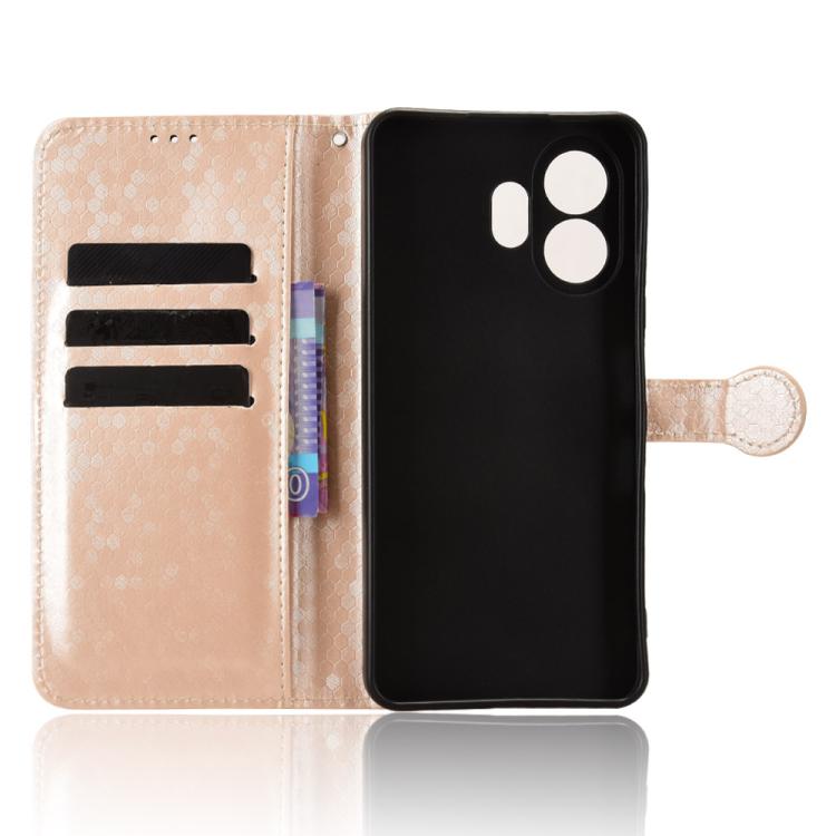 For TCL Nxtpaper 70 Pro 5G Honeycomb Dot Texture Leather Phone Case