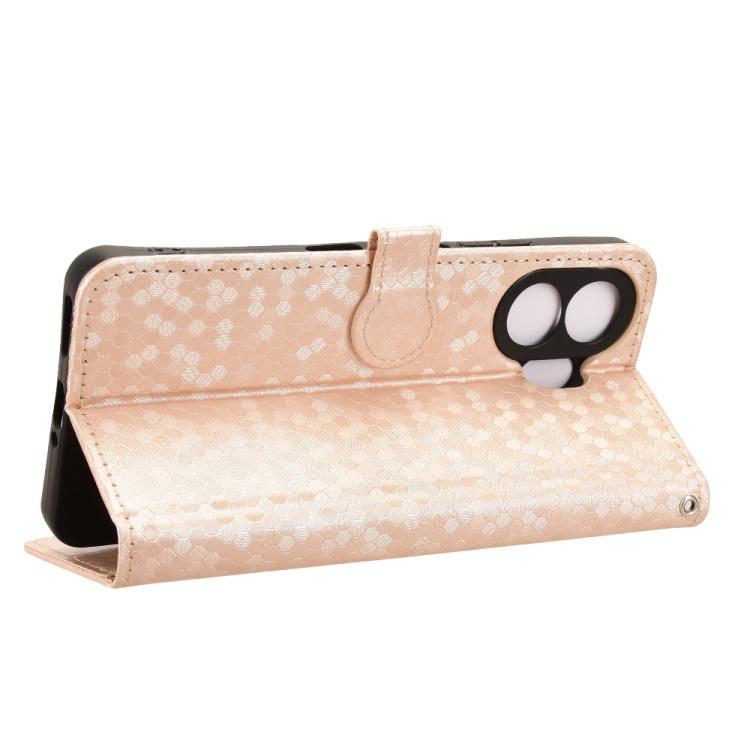 For TCL Nxtpaper 70 Pro 5G Honeycomb Dot Texture Leather Phone Case