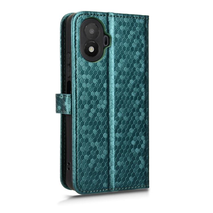 For TCL K70 SE Honeycomb Dot Texture Leather Phone Case