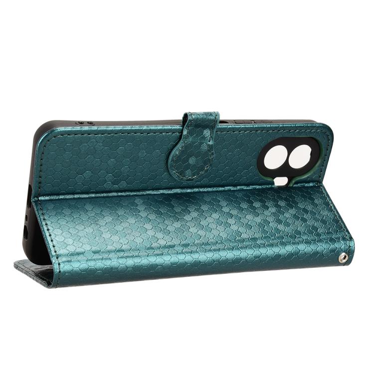 For TCL K70 SE Honeycomb Dot Texture Leather Phone Case