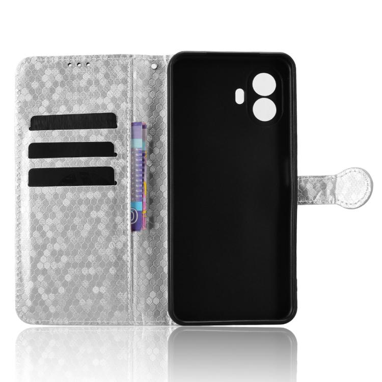 For TCL K70 SE Honeycomb Dot Texture Leather Phone Case