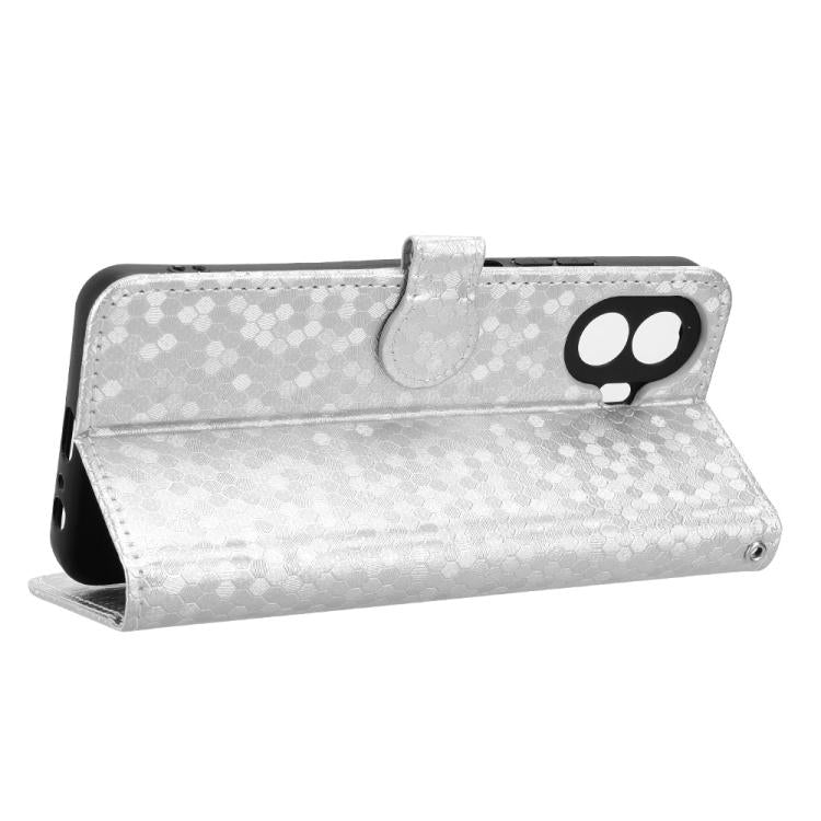 For TCL K70 SE Honeycomb Dot Texture Leather Phone Case