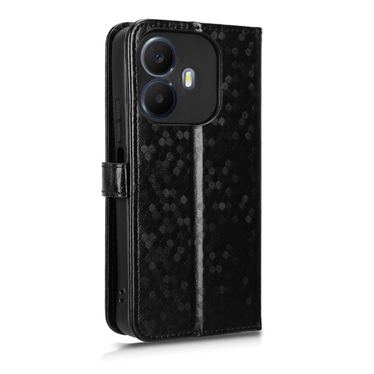 For TCL K70 Power 4G / K70 4G Honeycomb Dot Texture Leather Phone Case