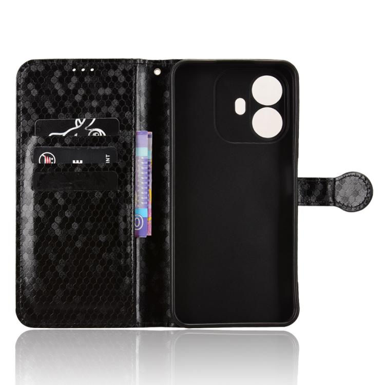 For TCL K70 Power 4G / K70 4G Honeycomb Dot Texture Leather Phone Case