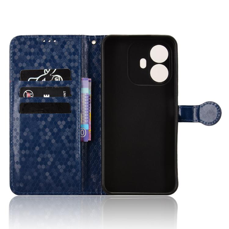 For TCL K70 Power 4G / K70 4G Honeycomb Dot Texture Leather Phone Case