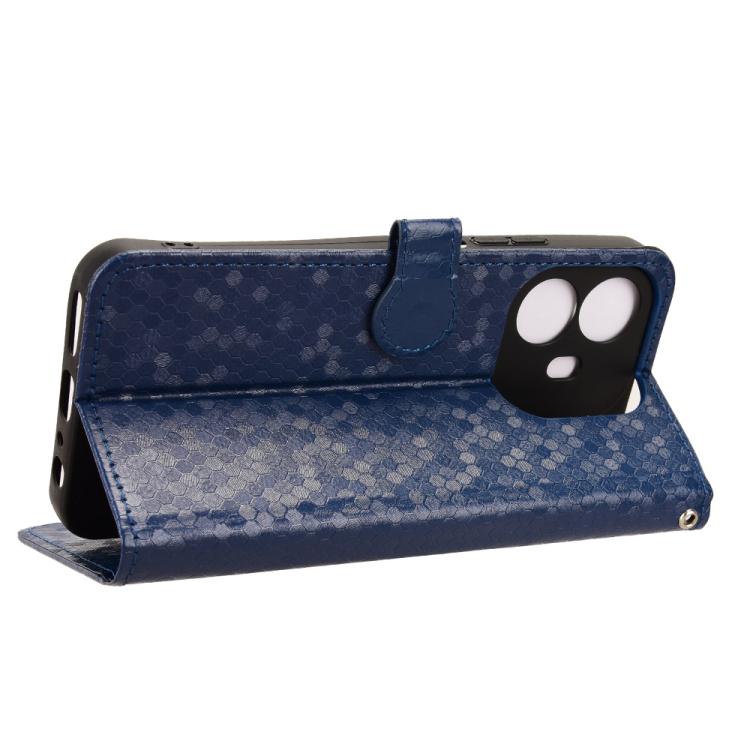 For TCL K70 Power 4G / K70 4G Honeycomb Dot Texture Leather Phone Case