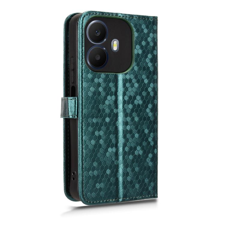 For TCL K70 Power 4G / K70 4G Honeycomb Dot Texture Leather Phone Case