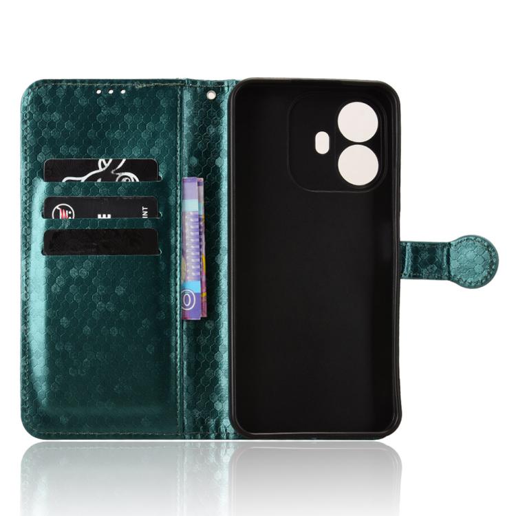 For TCL K70 Power 4G / K70 4G Honeycomb Dot Texture Leather Phone Case