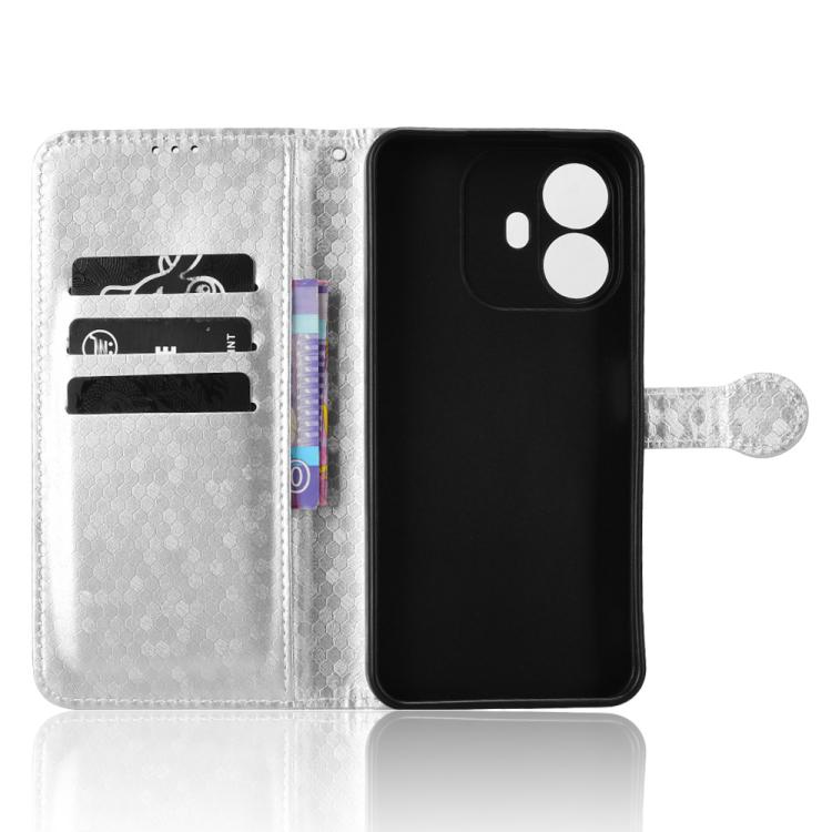 For TCL K70 Power 4G / K70 4G Honeycomb Dot Texture Leather Phone Case