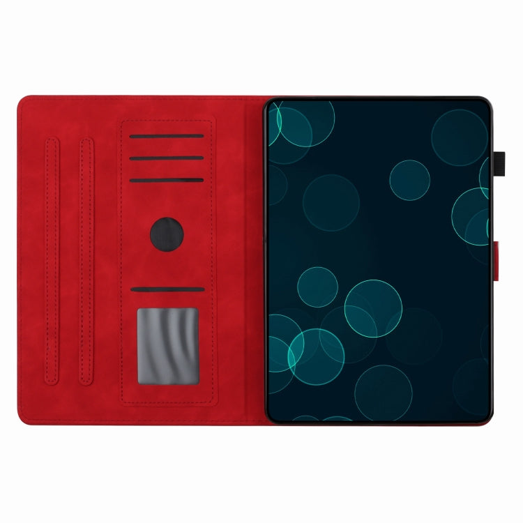 For iPad Pro 11 2025 / 2024 Coconut Tree Embossed Smart Leather Tablet Case