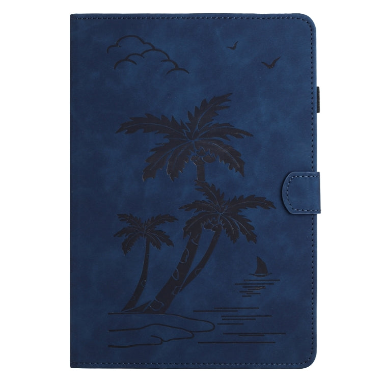 For iPad Pro 11 2025 / 2024 Coconut Tree Embossed Smart Leather Tablet Case