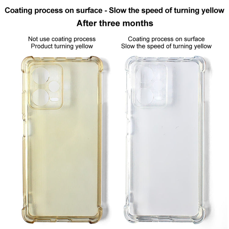 For Realme 12+ 5G/Narzo 70 Pro 5G imak Shockproof Airbag TPU Phone Case - Transparent