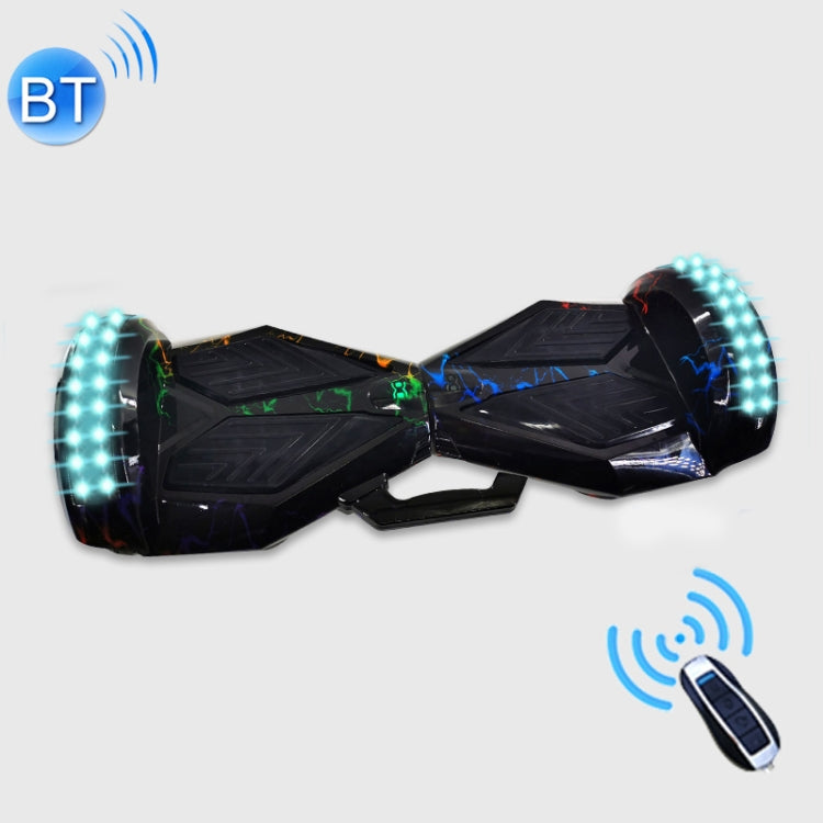 YX-JG8231 Bluetooth Marquee Light Smart Electric Balance Car Scooter for Children and Adult, with Luminous Wheel Tires & LED Spotlight & Handle, Support Bluetooth Music & Remote Control