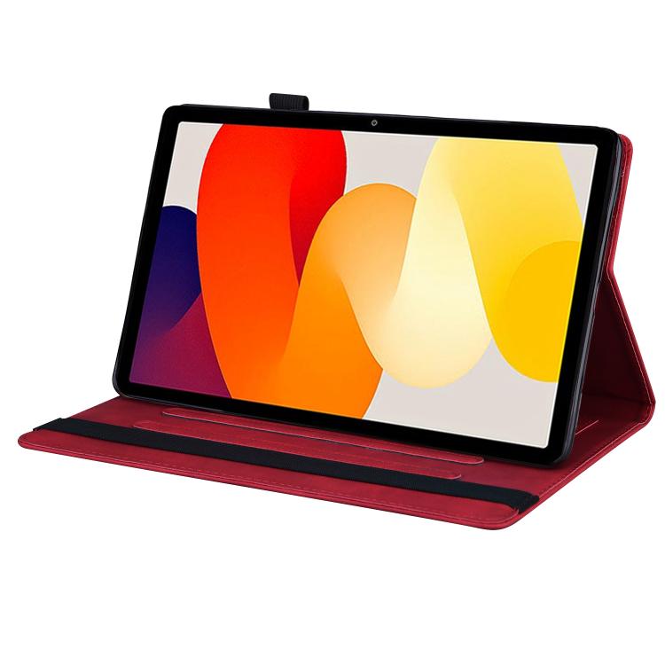 For Xiaomi Redmi K Pad Splicing Shockproof Leather Tablet Case