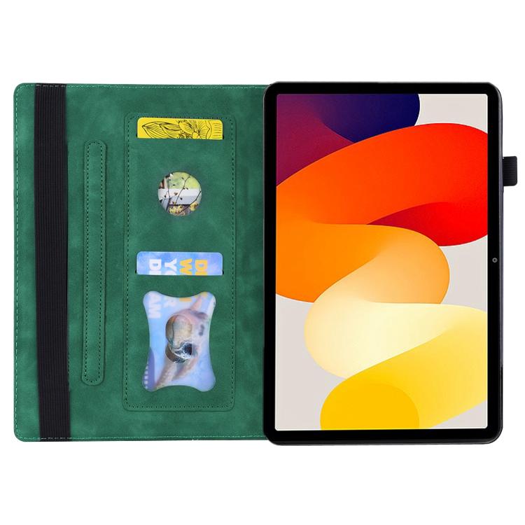For Xiaomi Redmi K Pad Splicing Shockproof Leather Tablet Case