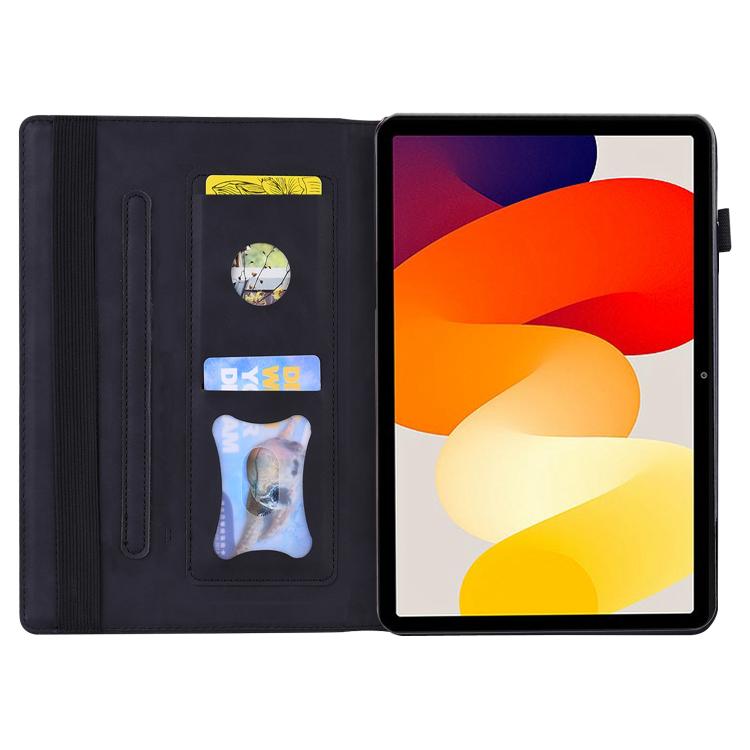 For Xiaomi Redmi K Pad Splicing Shockproof Leather Tablet Case
