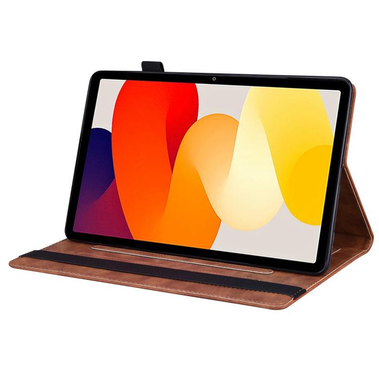 For Xiaomi Redmi K Pad Splicing Shockproof Leather Tablet Case