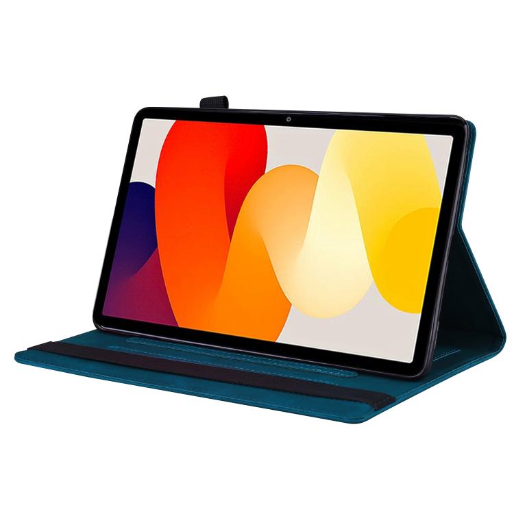 For Xiaomi Redmi K Pad Splicing Shockproof Leather Tablet Case