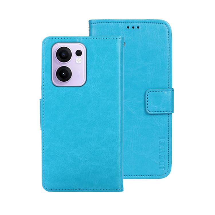 For OPPO Reno13 F 5G idewei Crazy Horse Texture Leather Phone Case