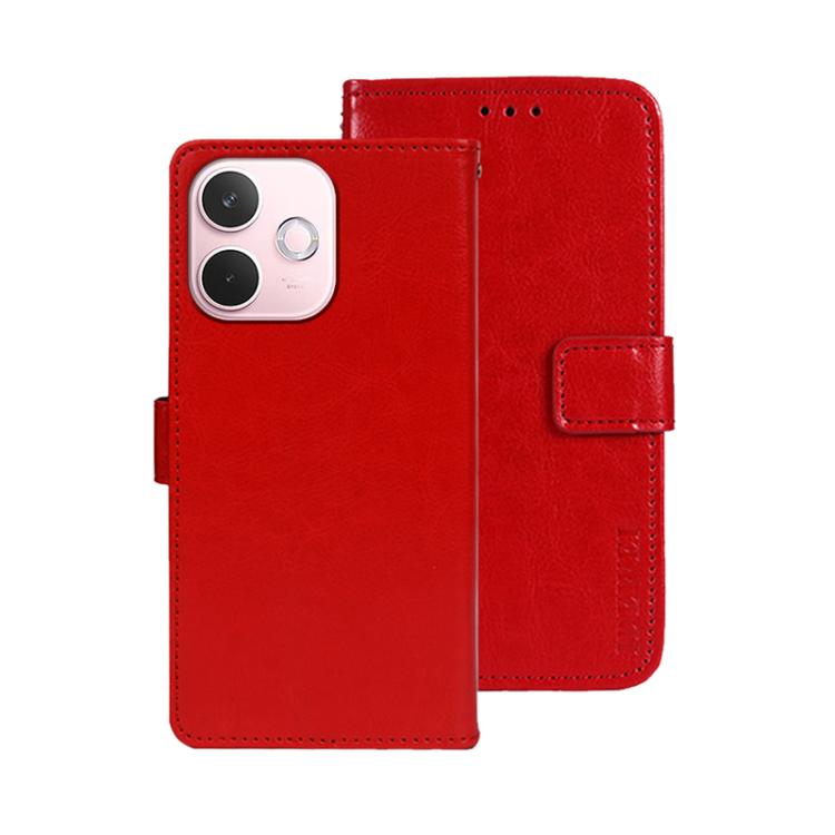 For OPPO A5 Pro 5G Global idewei Crazy Horse Texture Leather Phone Case